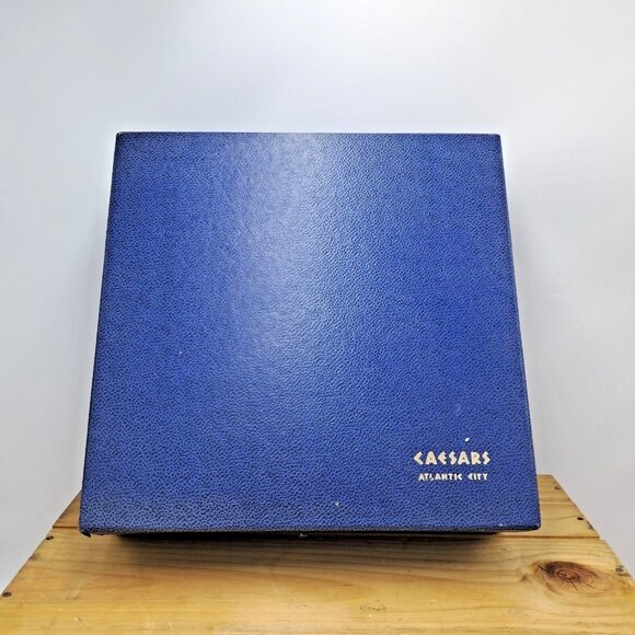 Vilca Italian Crystal Brandy Decanter & 4 Glasses Atlantic City Caesars Palace - Picture 11 of 12